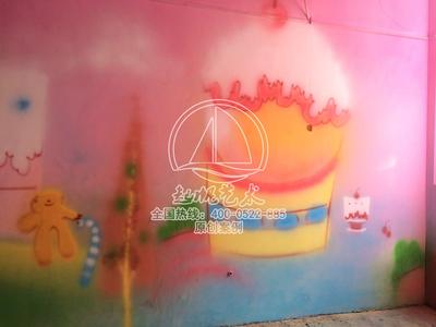 海口欢乐岛室内墙绘装饰