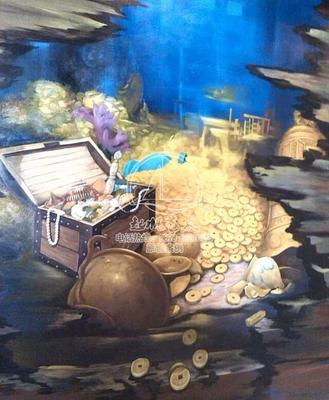 海口任意门酒店墙绘装饰