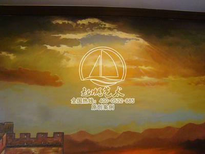 海南福宫会所墙绘装饰